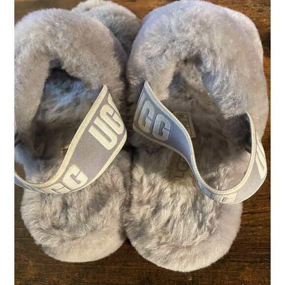 UGG
‘OH YEAH’ FUR SANDALS in Gray size 5 - Picture 5 of 8